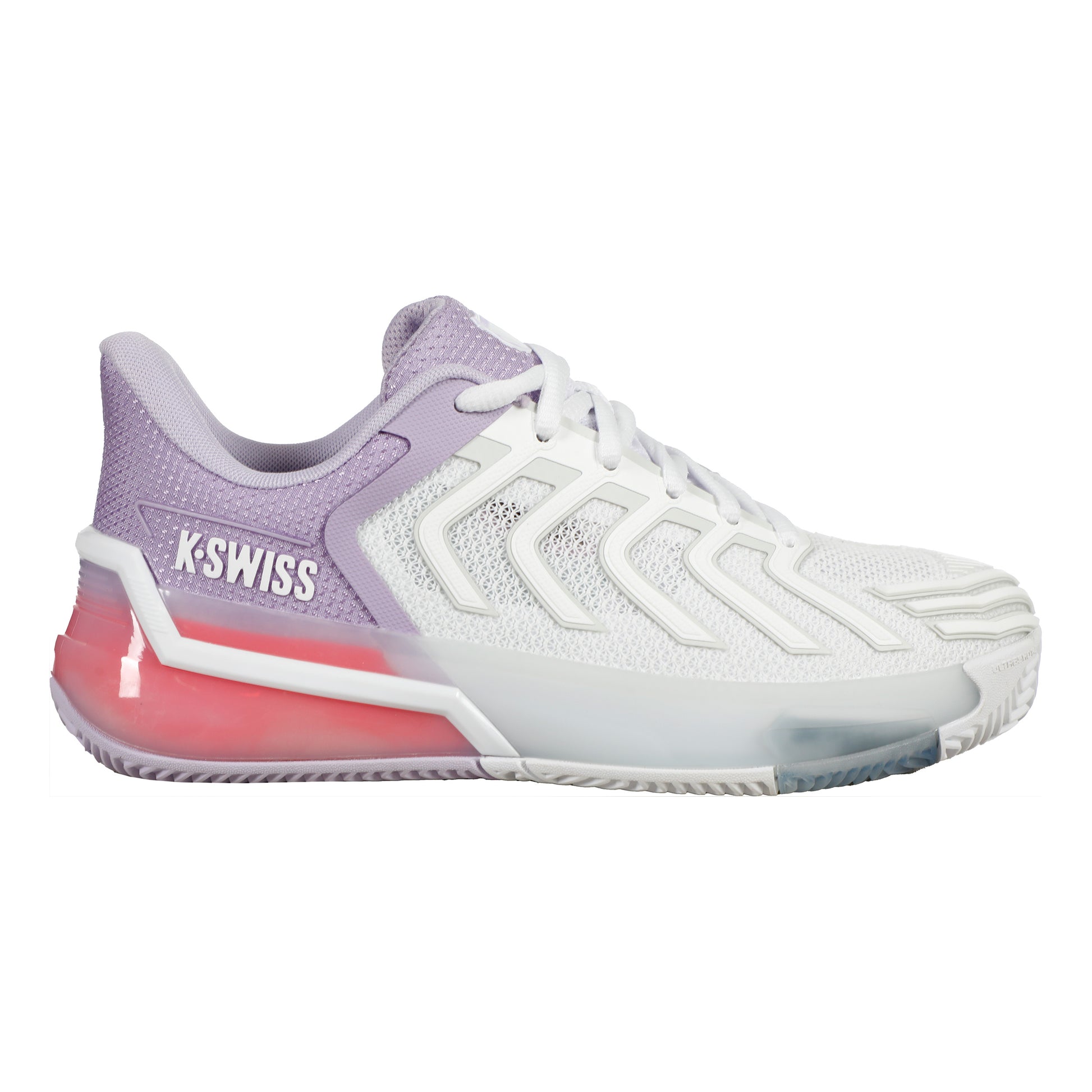 K-Swiss Ultrashot 4 Sko för grus Damer - vit, syrén