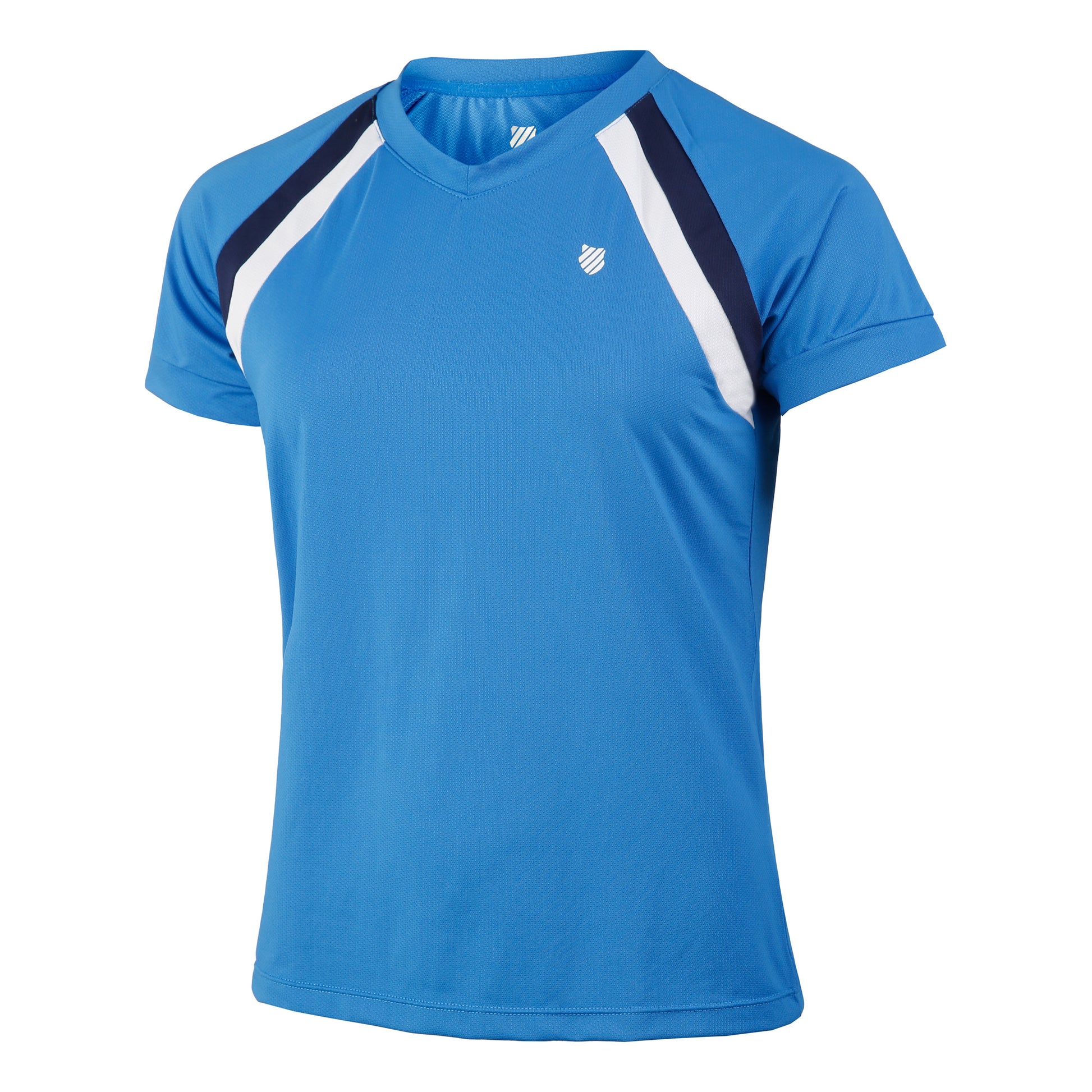 K-Swiss Core Team T-shirt Damer-Blå,Flerfärgad
