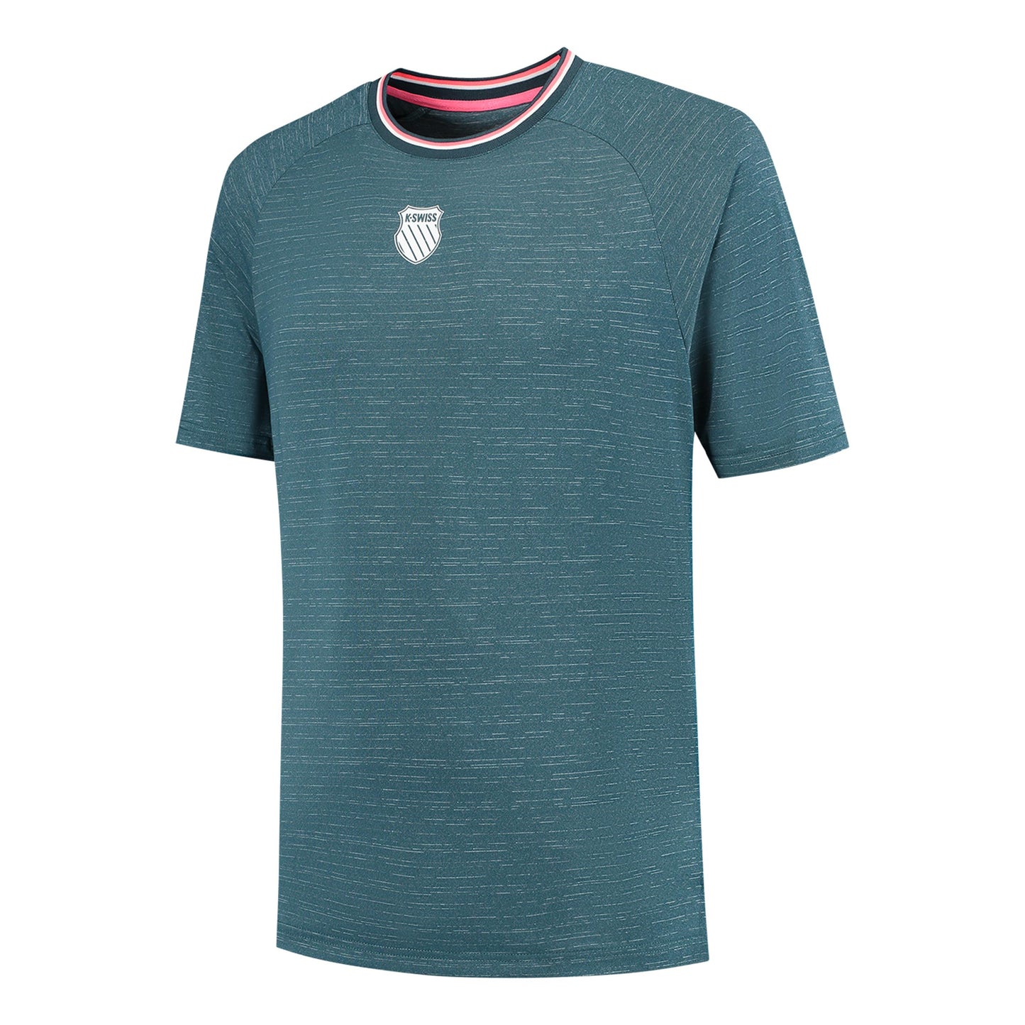 K-Swiss Hypercourt Melange T-shirt Herrar-Petrol