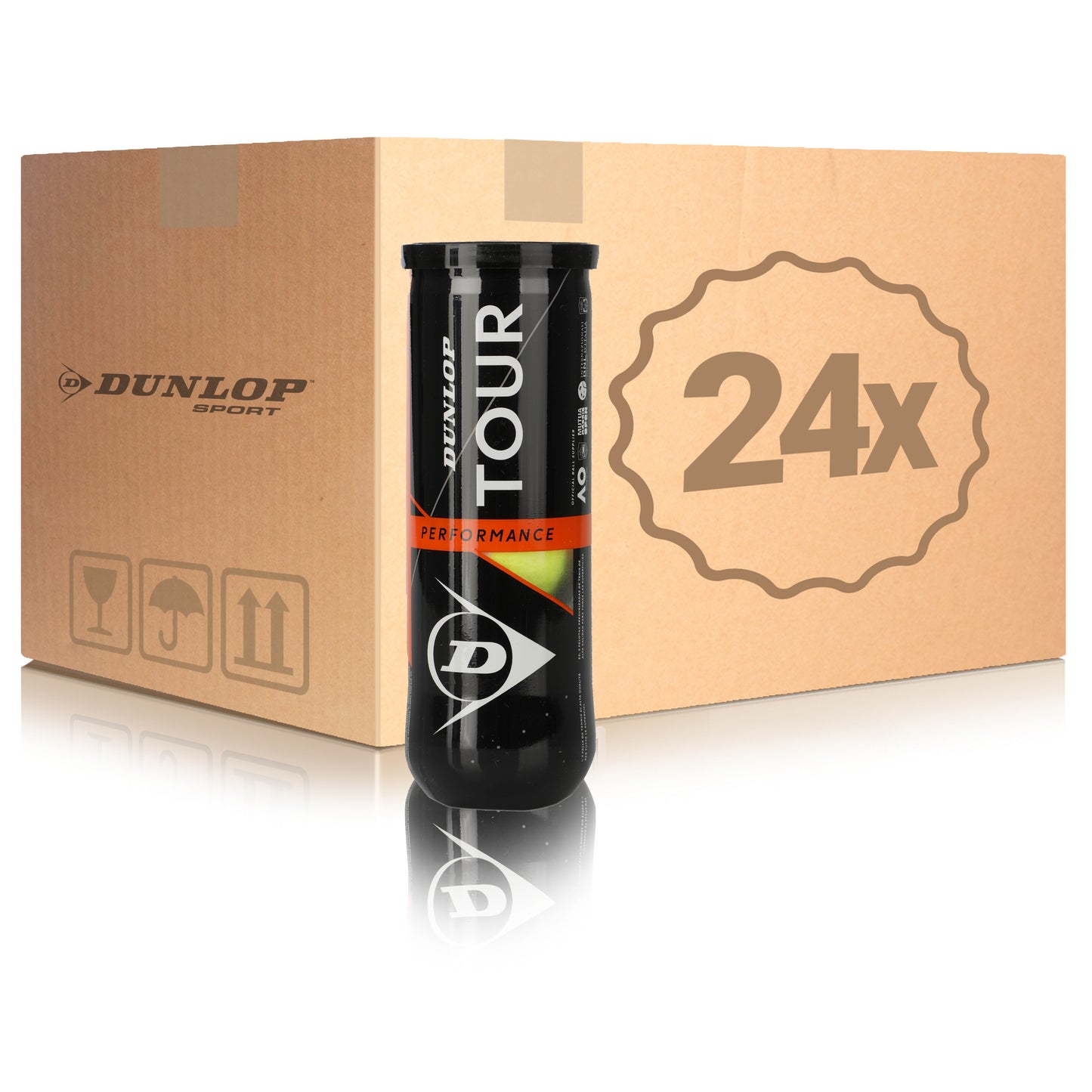 Dunlop 24x 3-pack rör Tour Performance I kartong