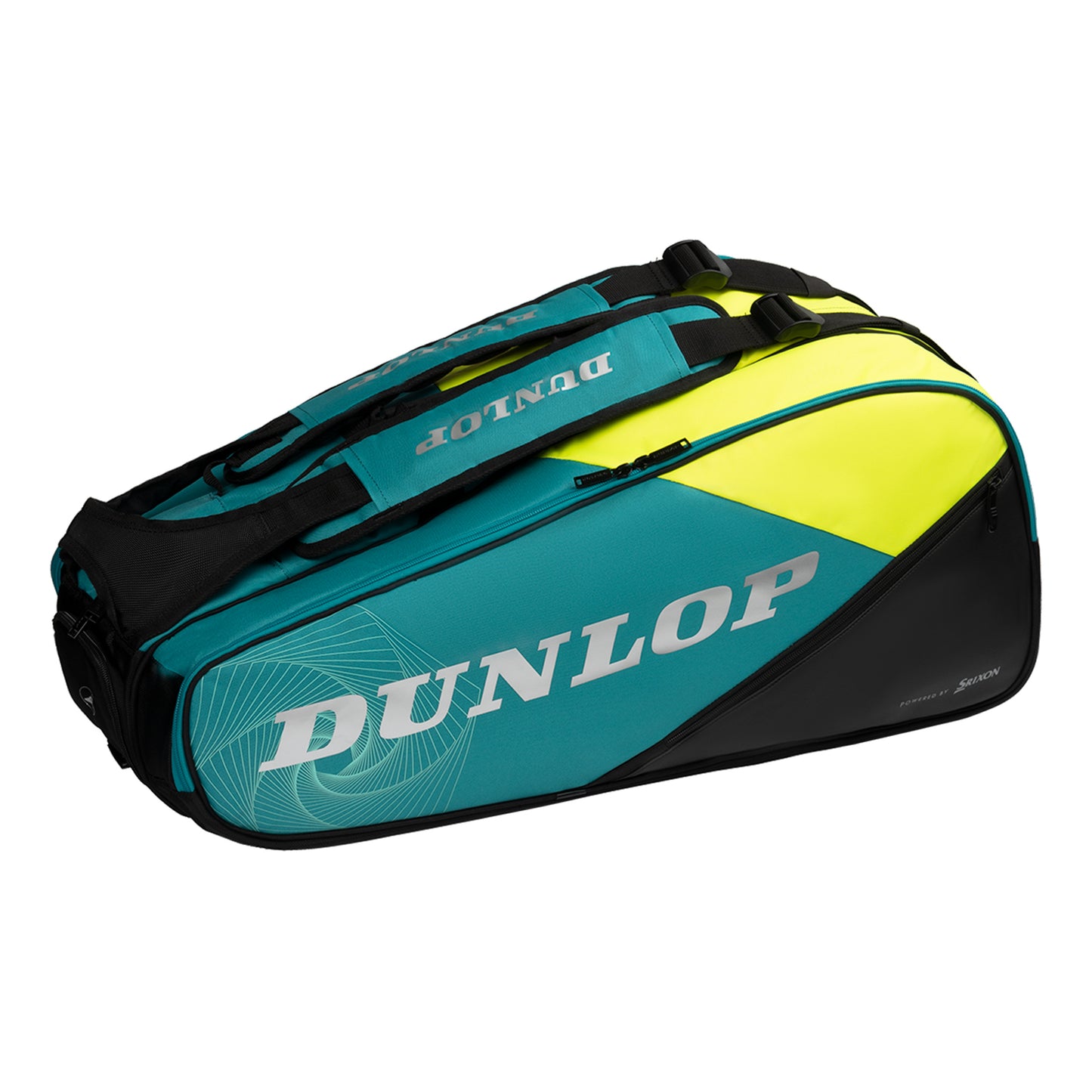 Dunlop SX Performance Racketväska 8er-Svart,Turkos