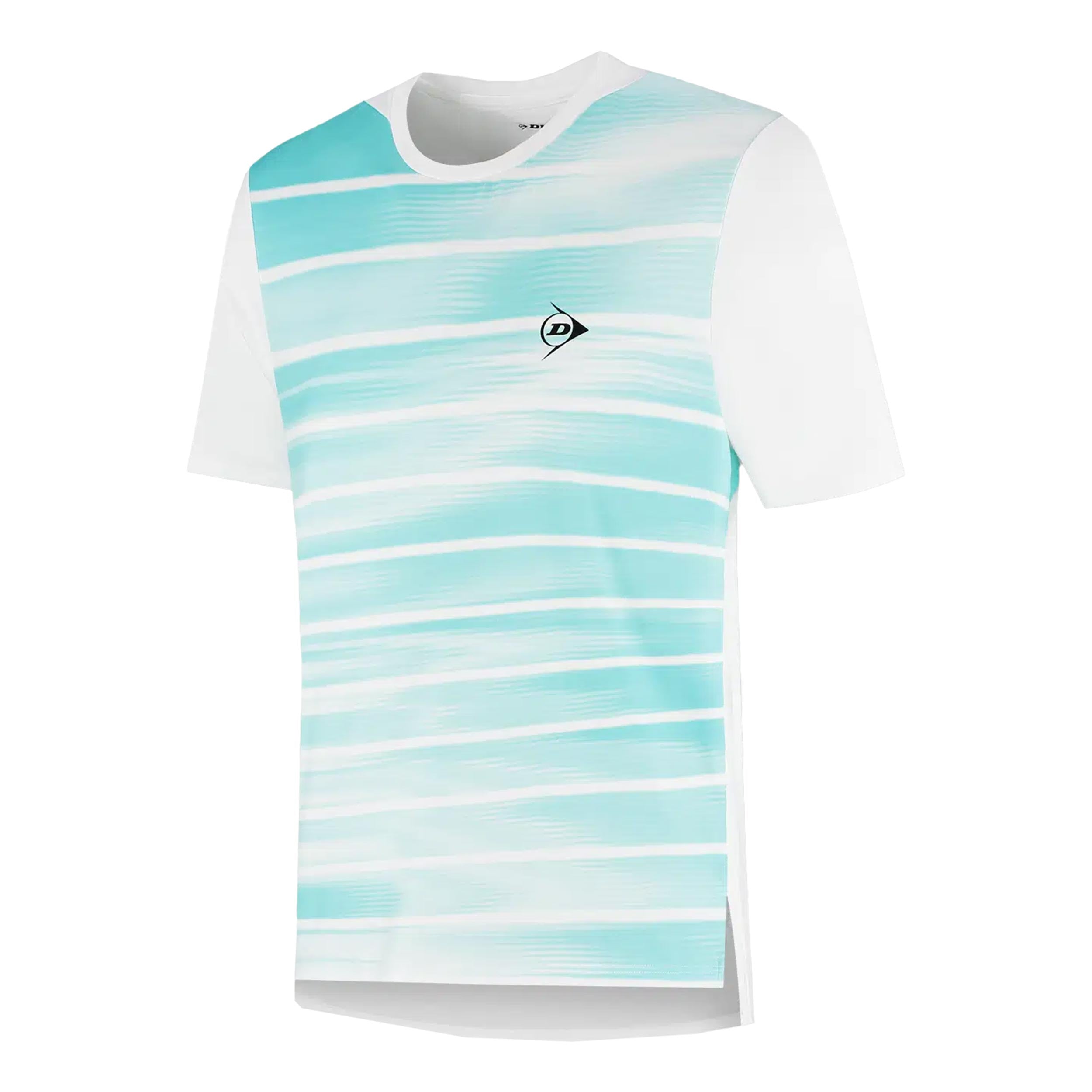 Dunlop Game T-shirt Herrar-Vit,Turkos