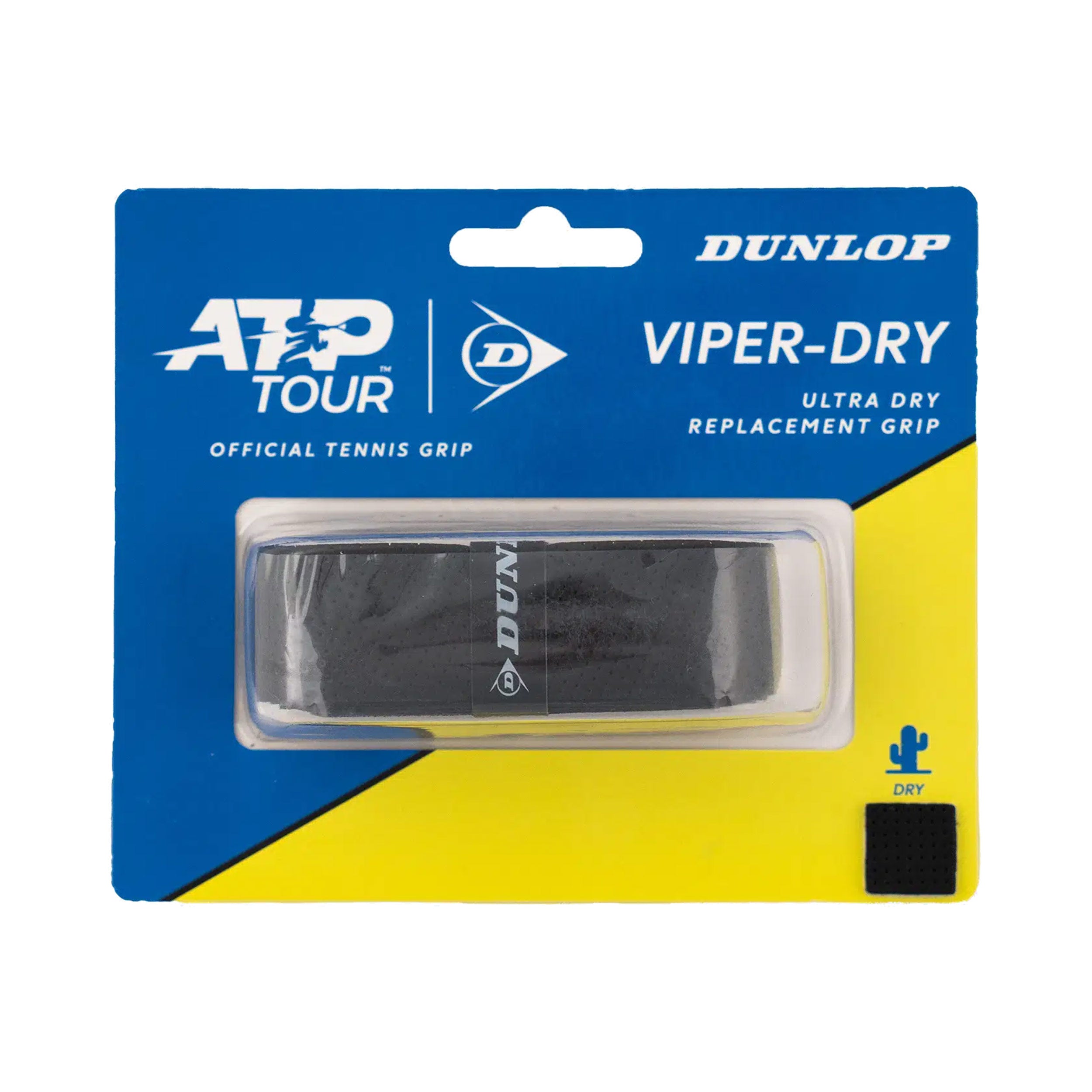 Dunlop ATP Viperdry Replacement Grip Enpack - svart