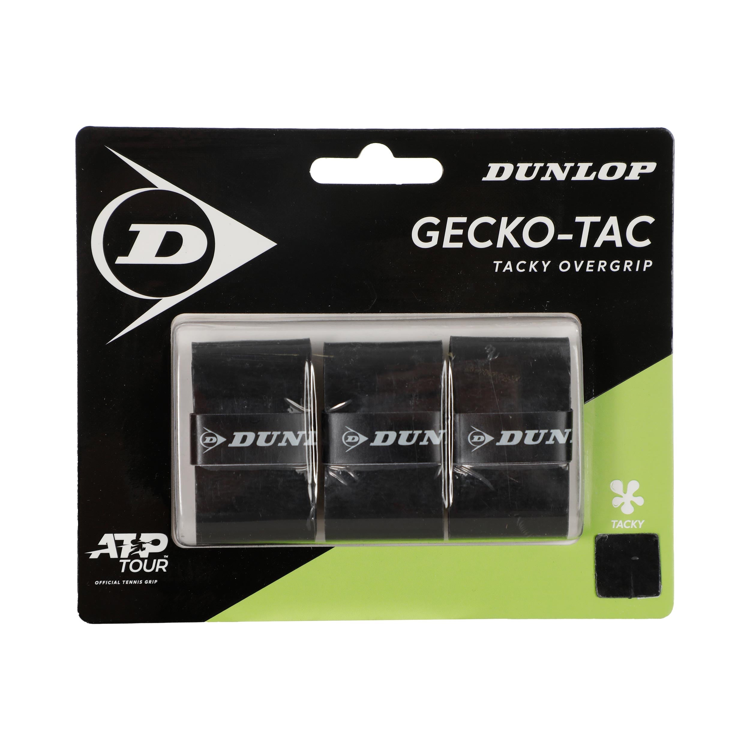 Dunlop Gecko-Tac 3-pack - svart