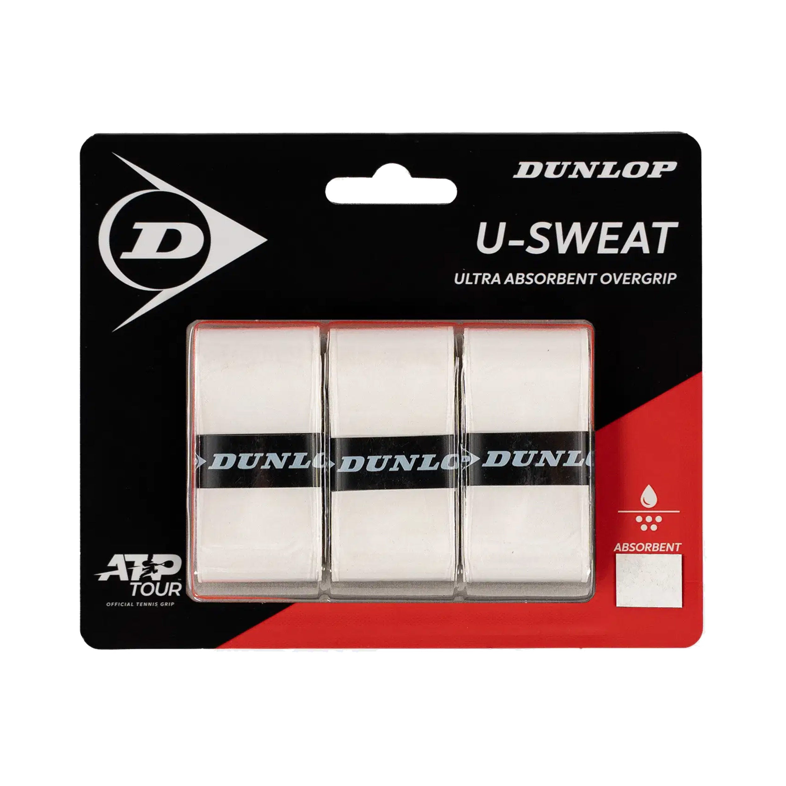 Dunlop U-Sweat  3-pack - vit