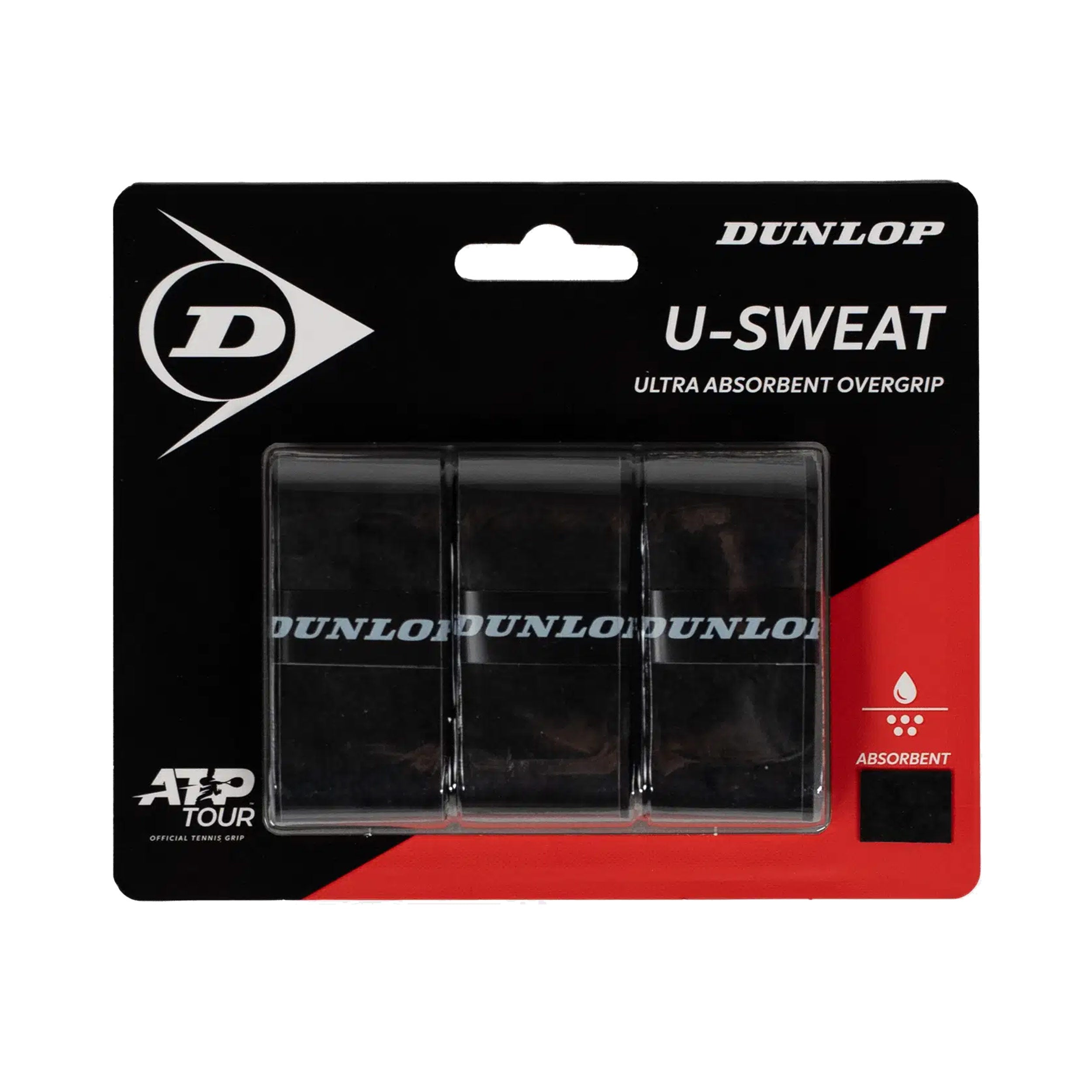 Dunlop U-Sweat 3-pack - svart