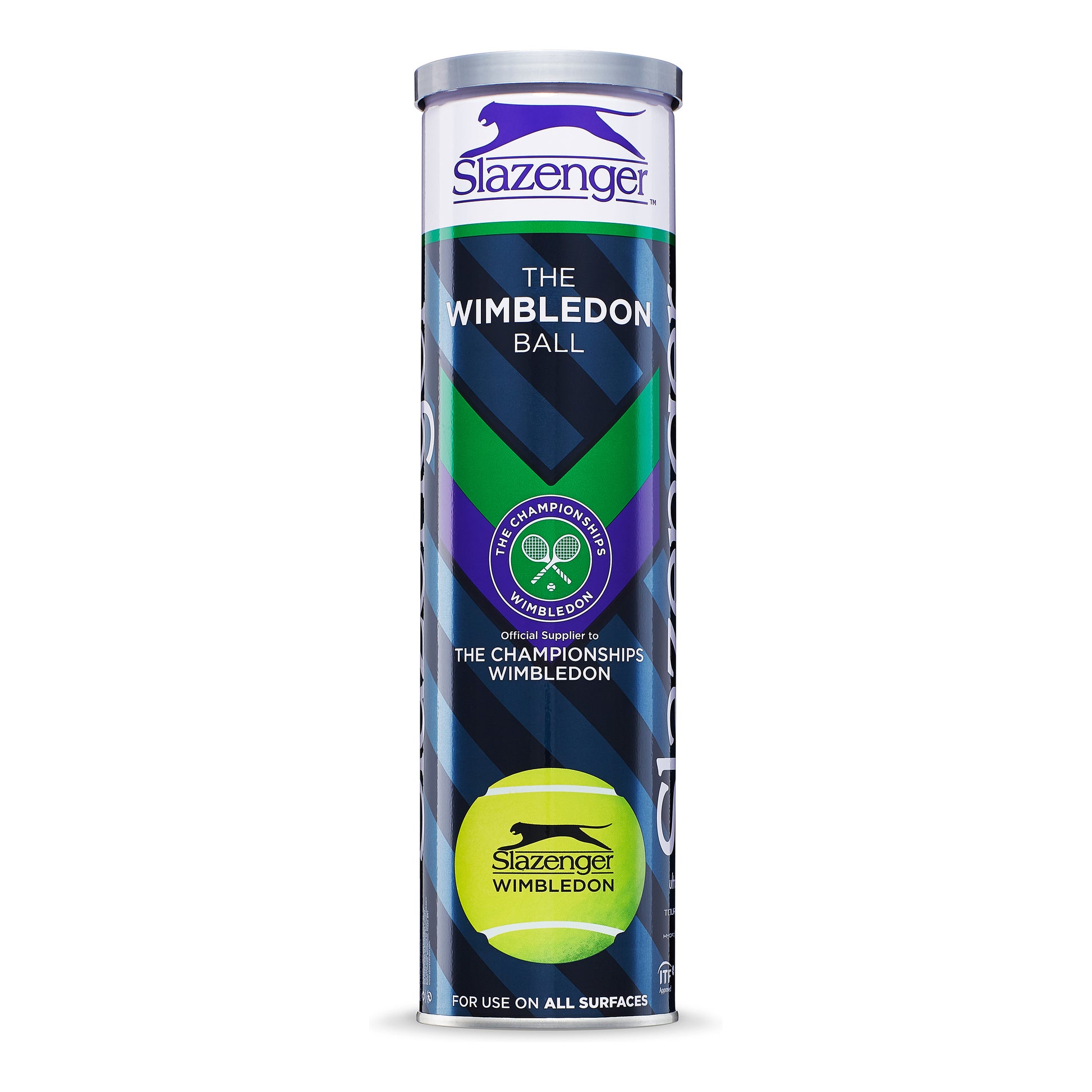 Slazenger Wimbledon 4-pack rör