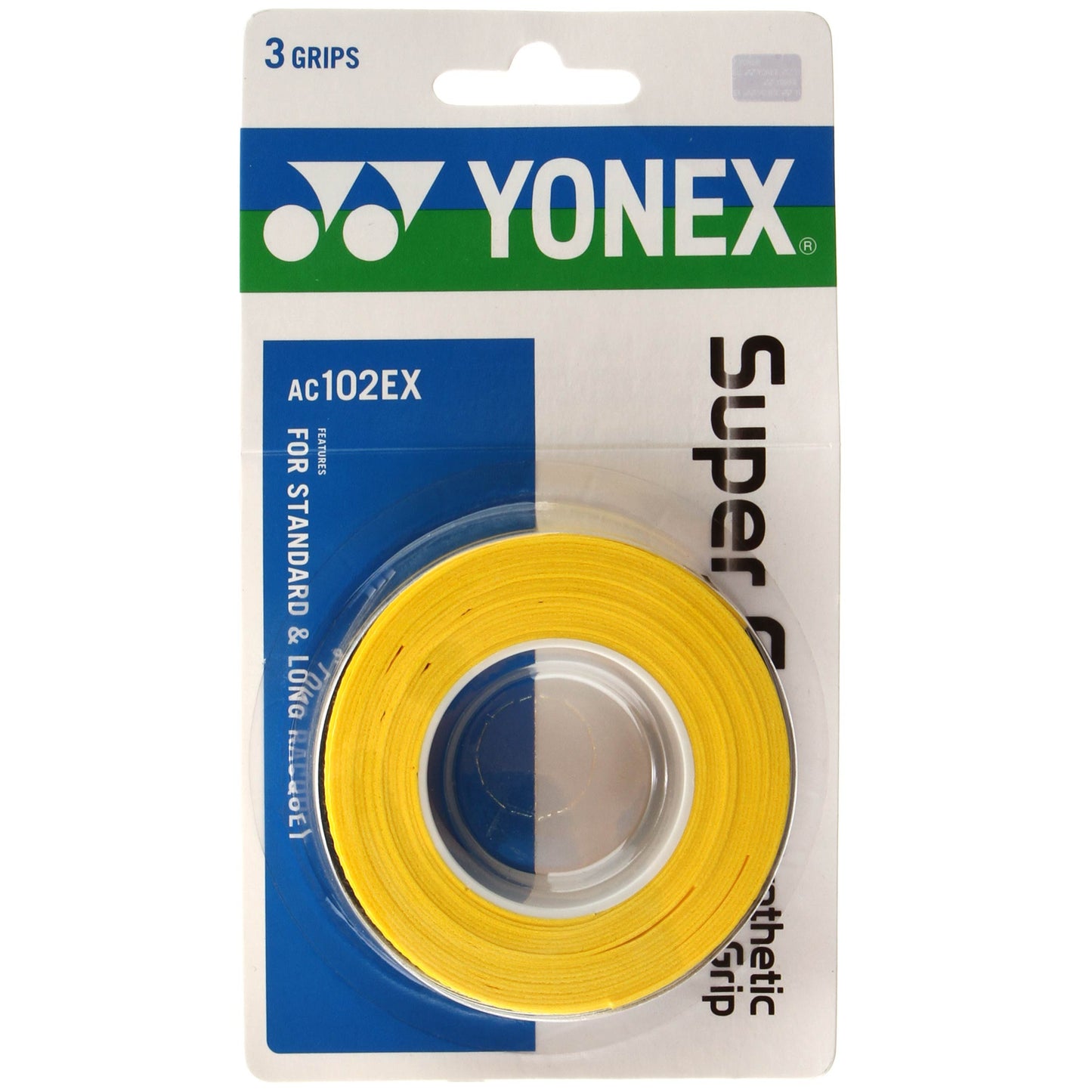 Yonex Super Grap 3-pack - gul