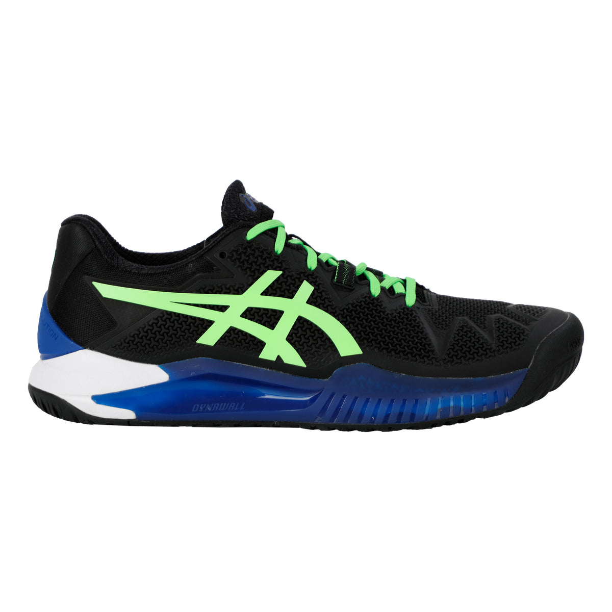 ASICS Gel-Resolution 8 Sko för grus Herrar - svart, neongrön