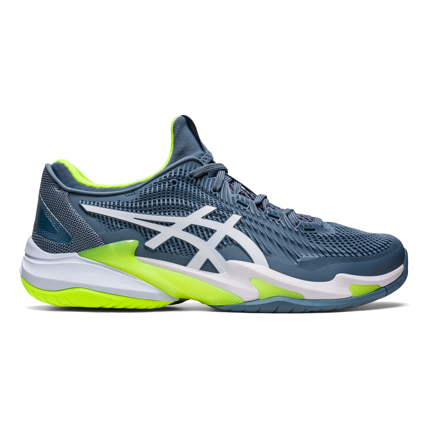 ASICS Court FF 3 Allroundsko Herrar - blå, neongrön