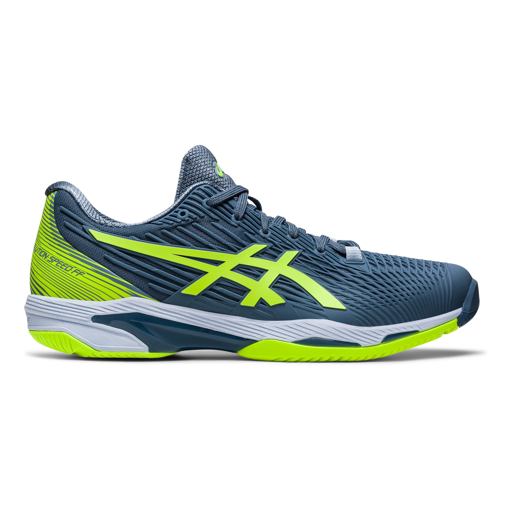 ASICS Solution Speed FF 2 Allroundsko Herrar - mörkblå, neongrön