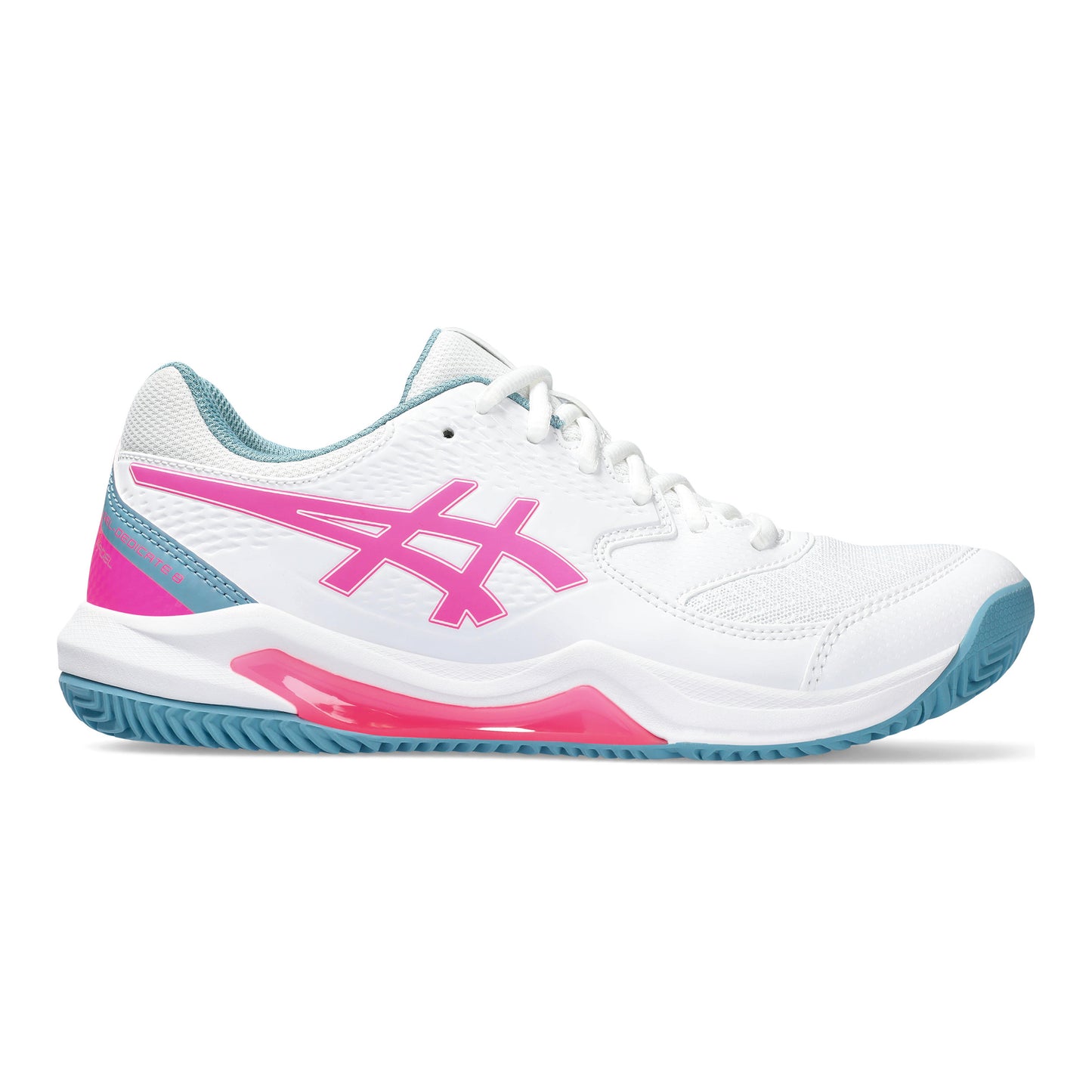 ASICS Gel-Dedicate 8 Padelsko Damer - vit, pink