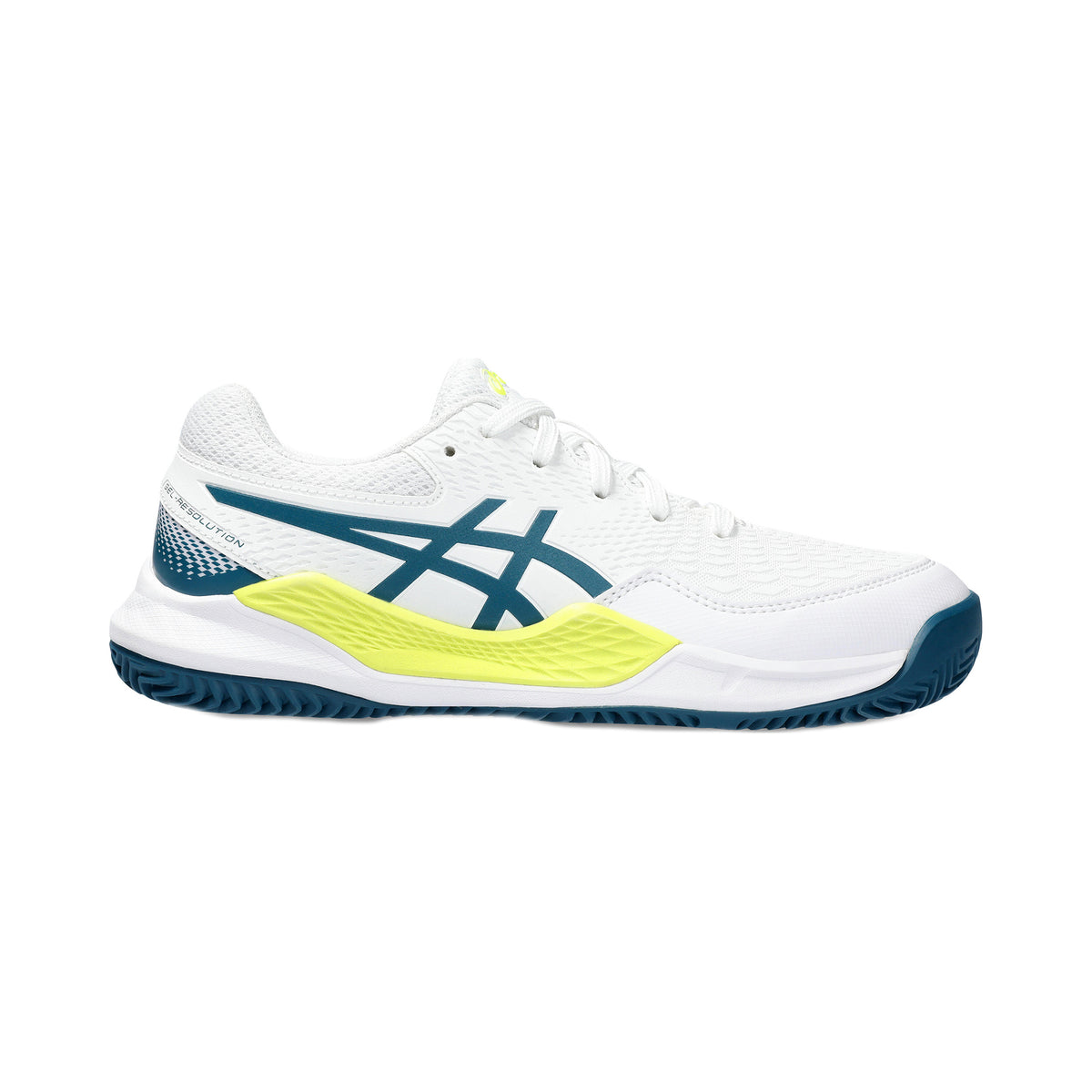 ASICS Gel-Resolution 9 GS Sko för grus Barn - vit, petrol