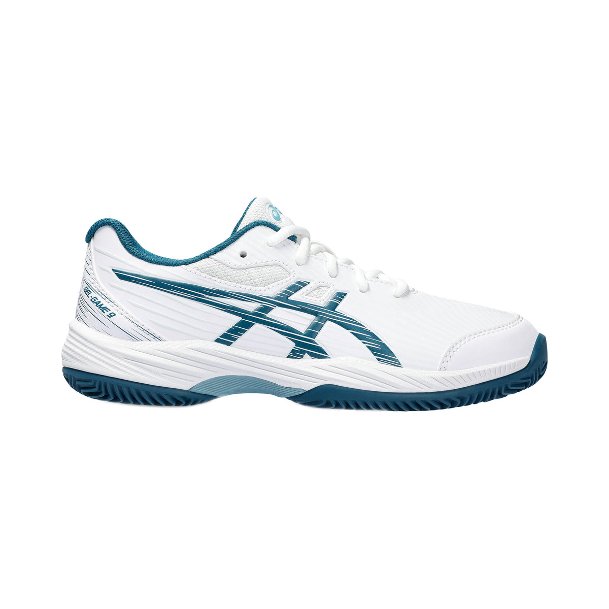ASICS Gel-Game GS Sko för grus Barn - vit, petrol