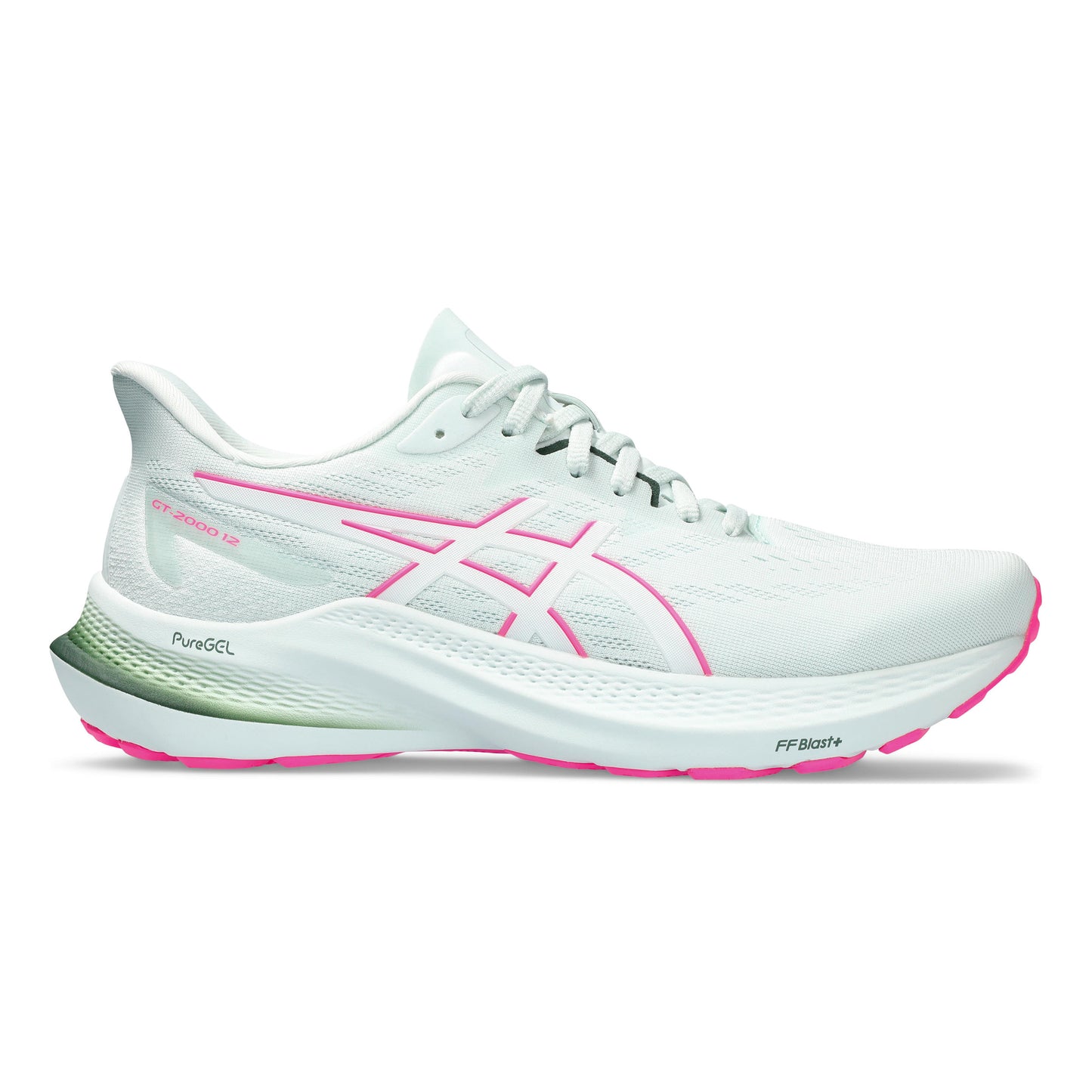 ASICS GT-2000 12 Stabilitetssko Damer - ljusblå, pink