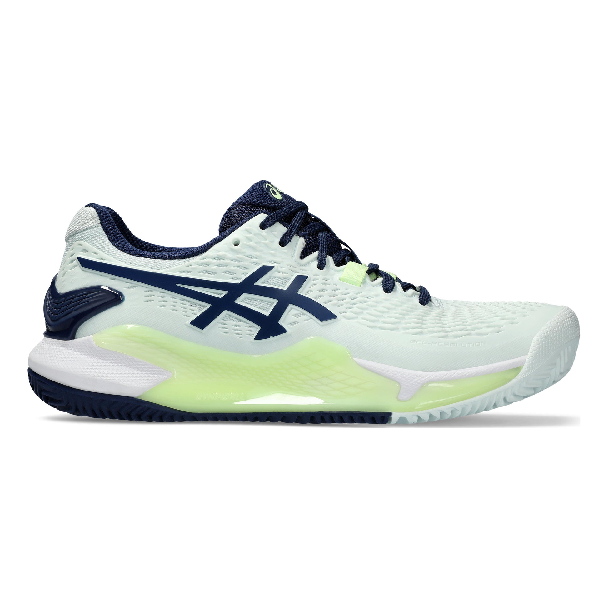 ASICS Gel-Resolution 9 Sko för grus Damer - mint, mörkblå