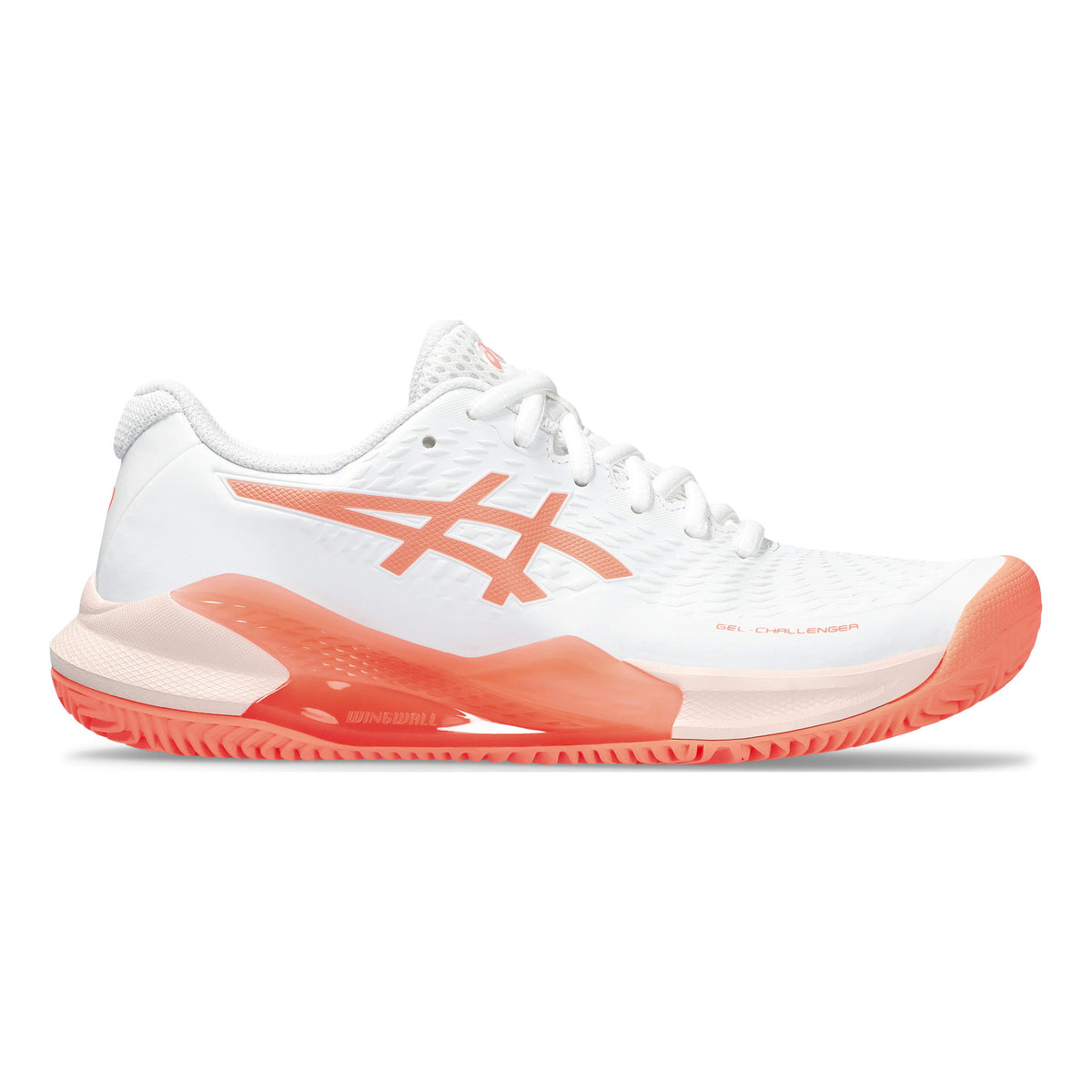 ASICS Gel-Challenger 14 Sko för grus Damer - vit, korall
