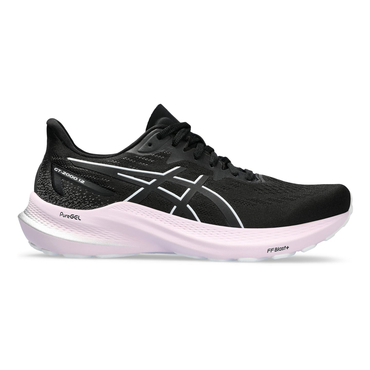 ASICS GT-2000 12 Stabilitetssko Damer - svart, rosa