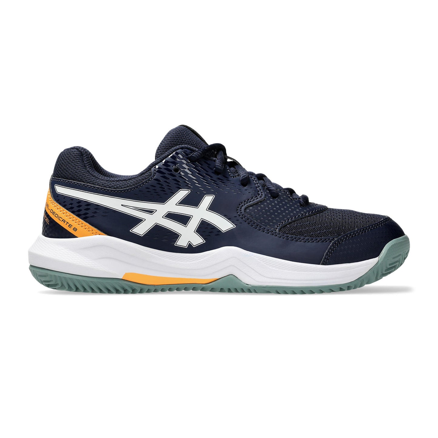 ASICS GEL-DEDICATE 8 PADEL GS Padelsko Barn-mörkblå, vit