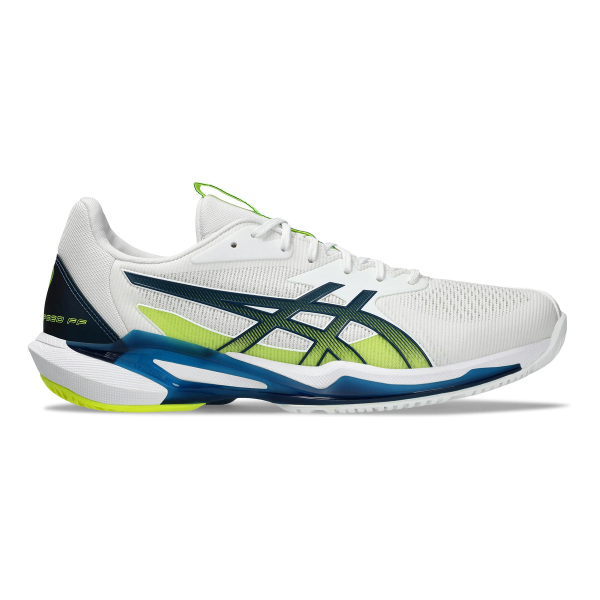 ASICS Solution Speed FF 3 Allroundsko Herrar - vit, neongul