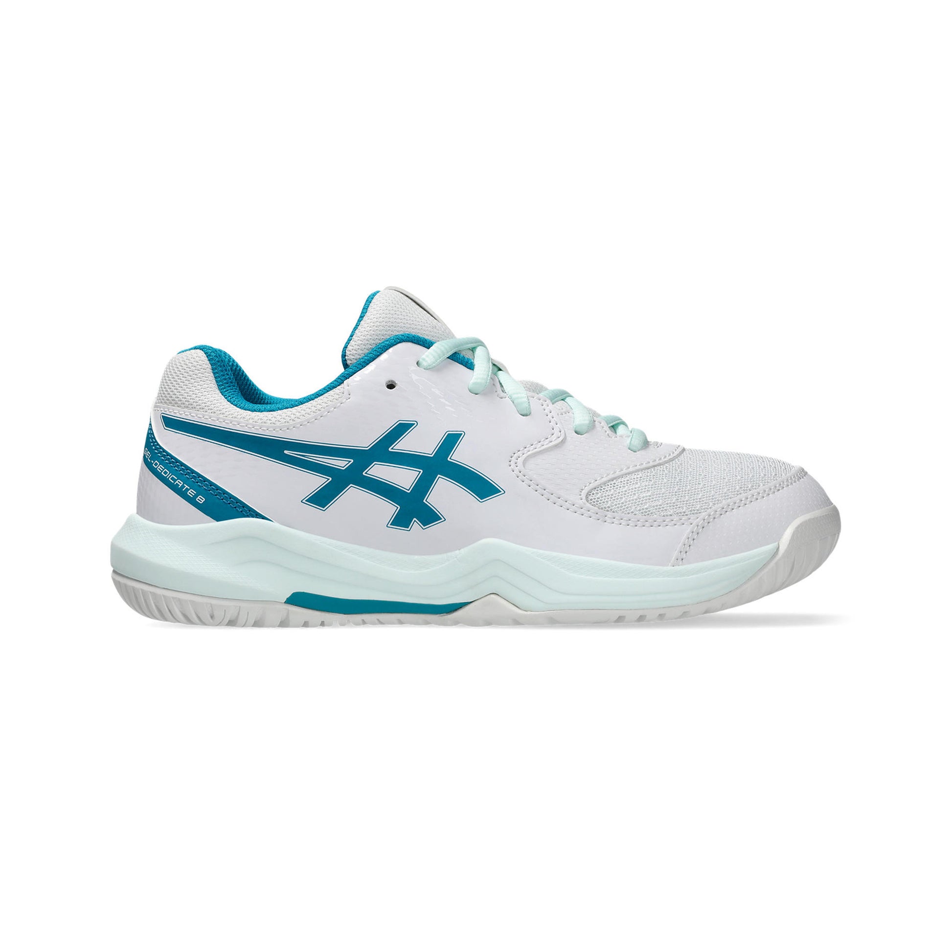 ASICS Gel-Dedicate 8 GS Allroundsko Barn - vit, petrol