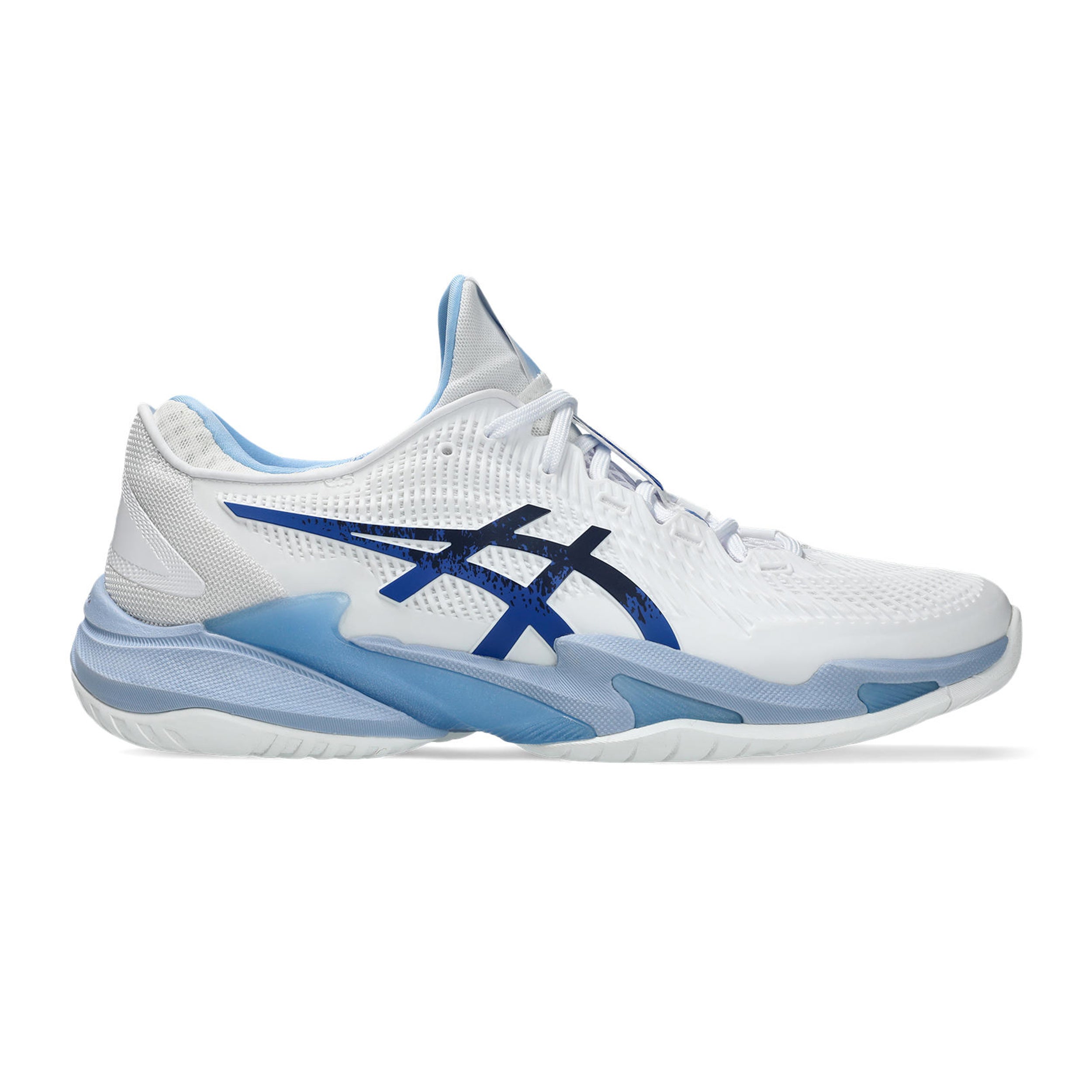 ASICS Court FF 3 Novak Allroundsko Herrar - vit, turkos