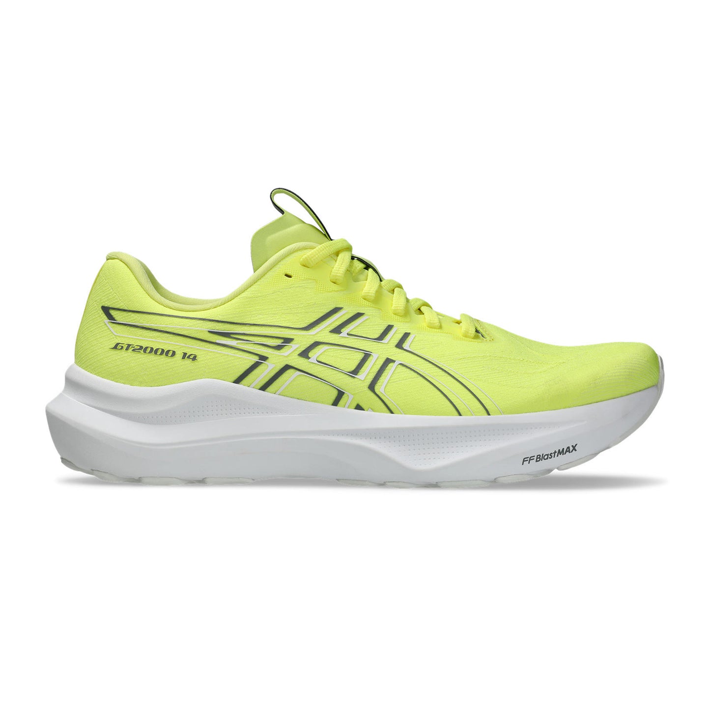 ASICS GT-2000 14 Stabilitetssko Herrar-citrongul, grå