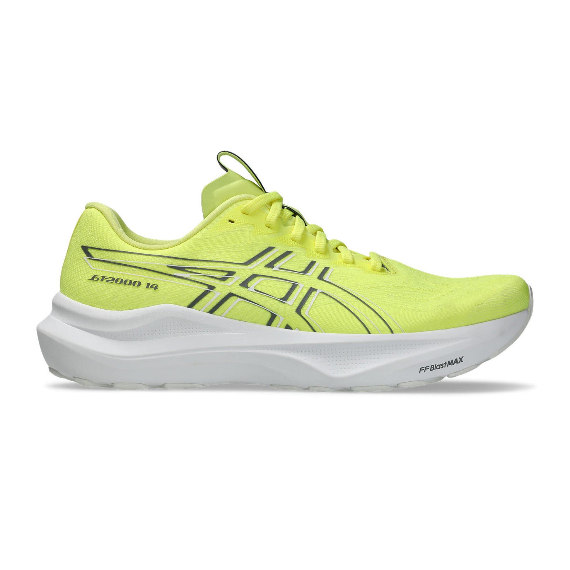 ASICS GT-2000 14 Stabilitetssko Herrar-citrongul, grå