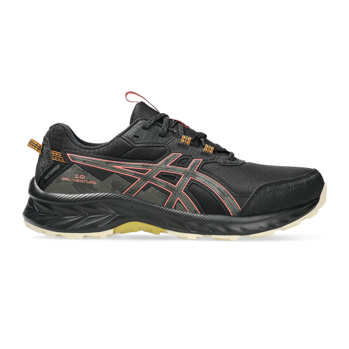 ASICS Gel-Venture 10 WP Terrängsko Damer-Svart,Korall