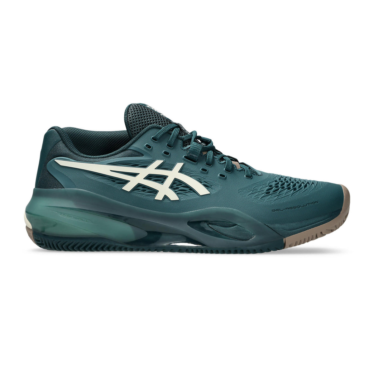 ASICS Gel-Resolution X Sko för grus Herrar - mörkgrön