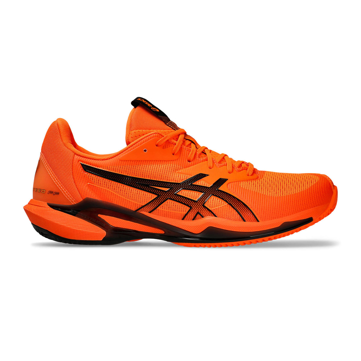 ASICS Solution Speed FF 3 Sko för grus Herrar - neonorange, svart