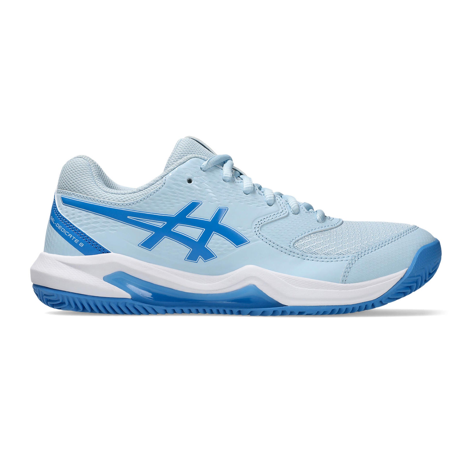 ASICS Gel-Dedicate 8 Sko För Grus Damer-Ljusblå,Blå