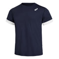Court T-shirt Herrar - mörkblå, vit
