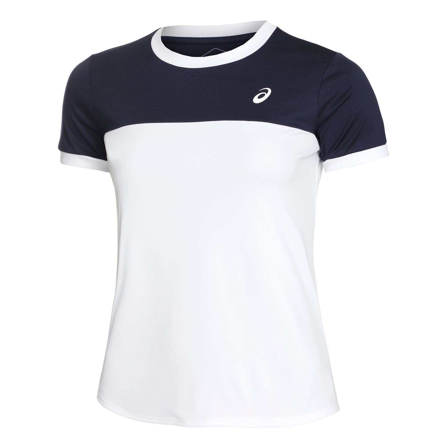 ASICS Court T-shirt Damer - vit, mörkblå