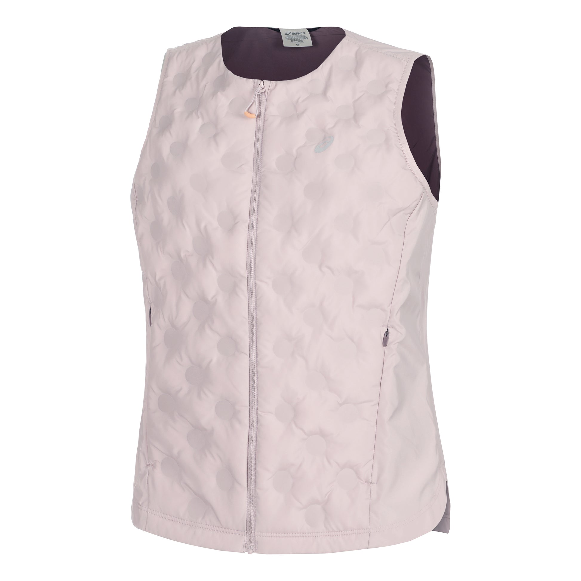 ASICS Nagino Run Padded Gilet Löparvästar Damer - naturfärger,