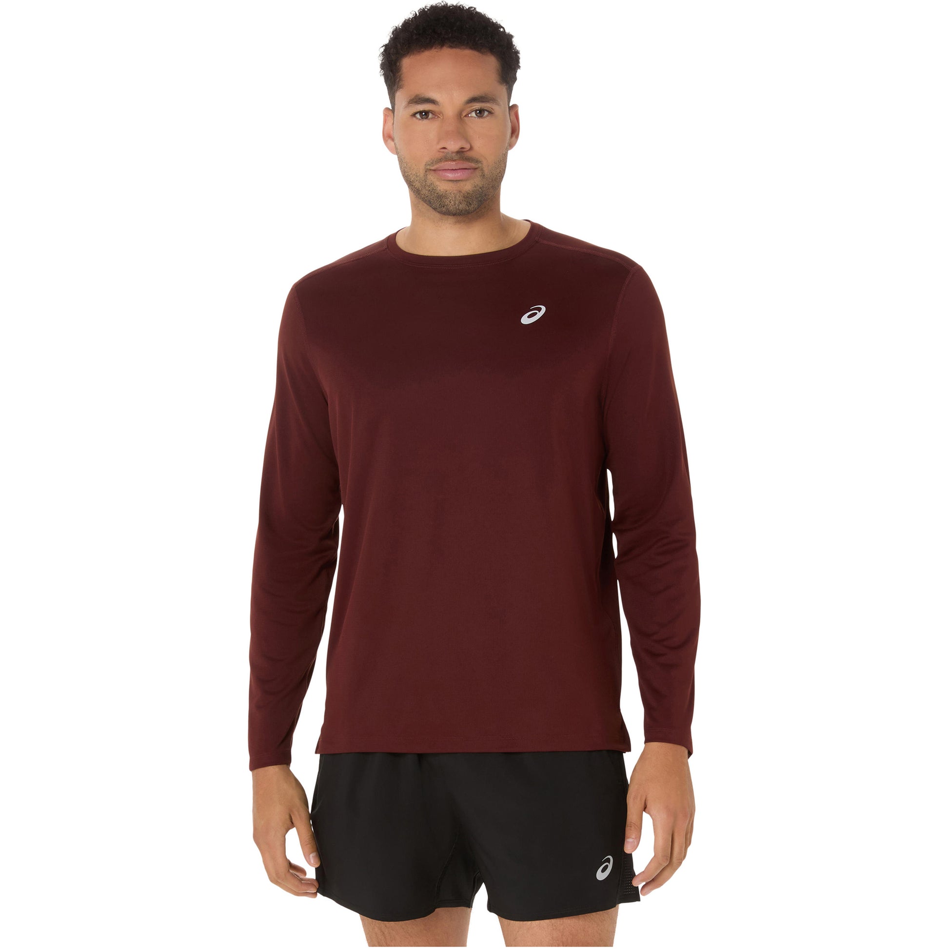 ASICS Core Löpartröja Herrar-rött vin