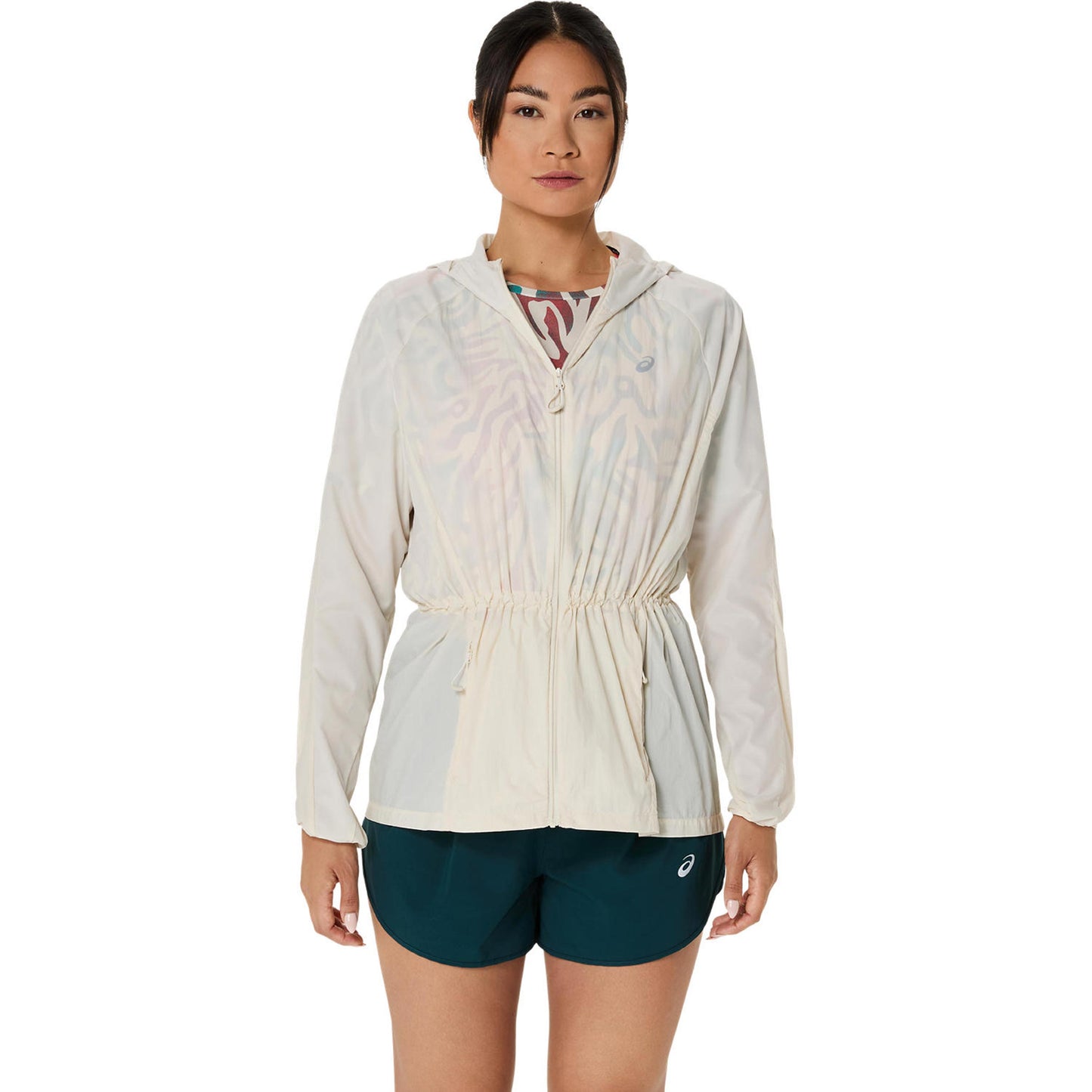 ASICS Road Packable  Löparjacka Damer - creme