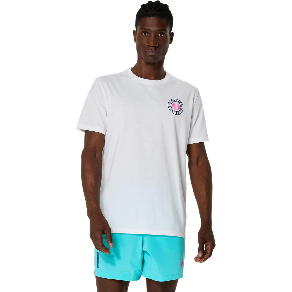 ASICS Court Graphic T-shirt Herrar - vit,