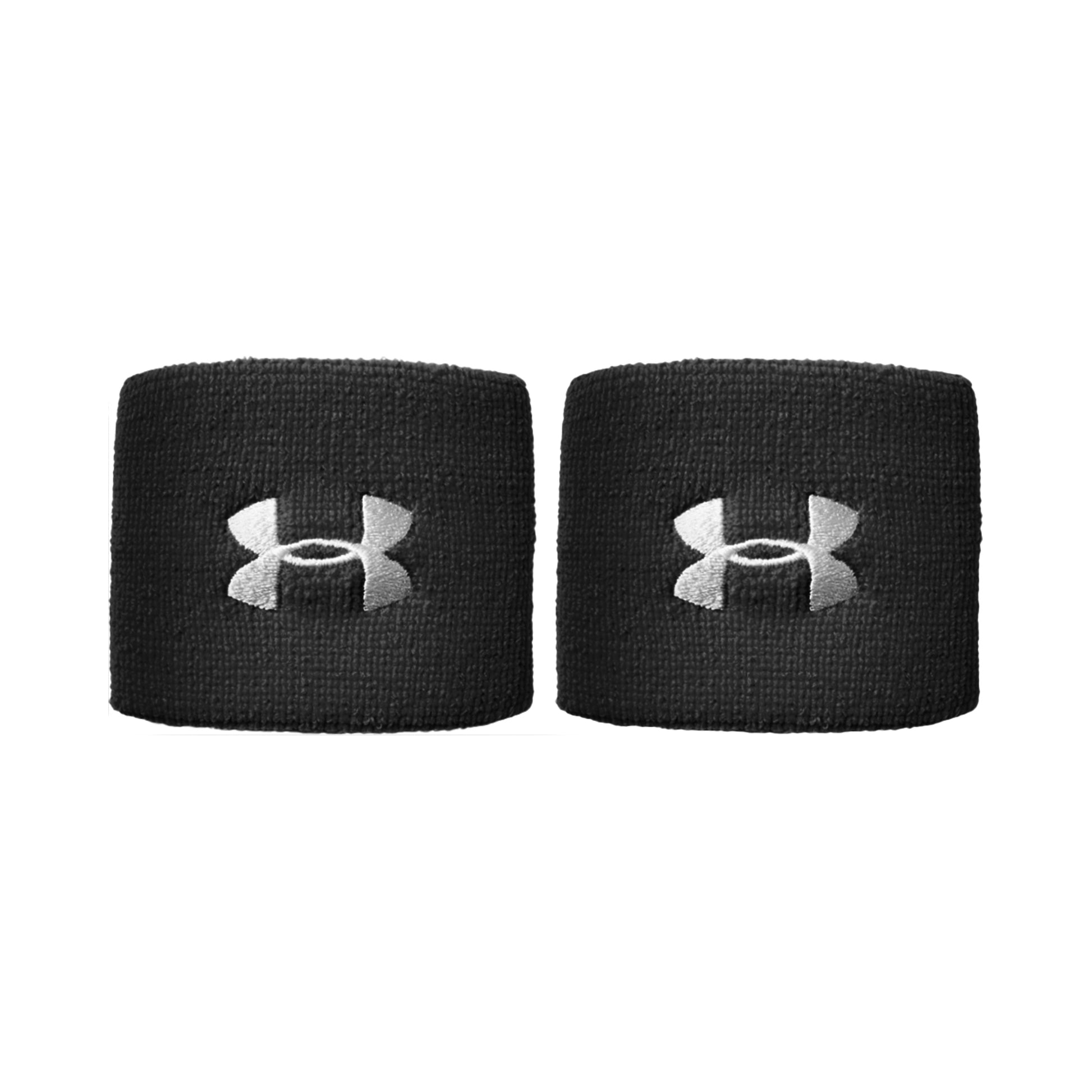 Under Armour Performance Svettband 2-pack kort - svart, vit