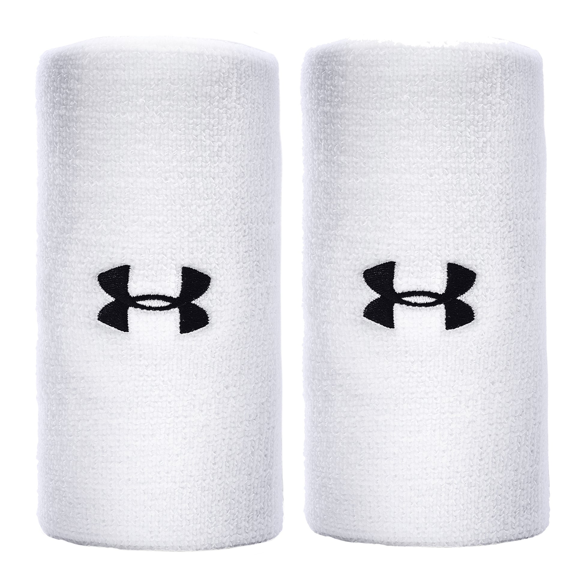 Under Armour Performance Svettband 2-pack lång - vit, svart