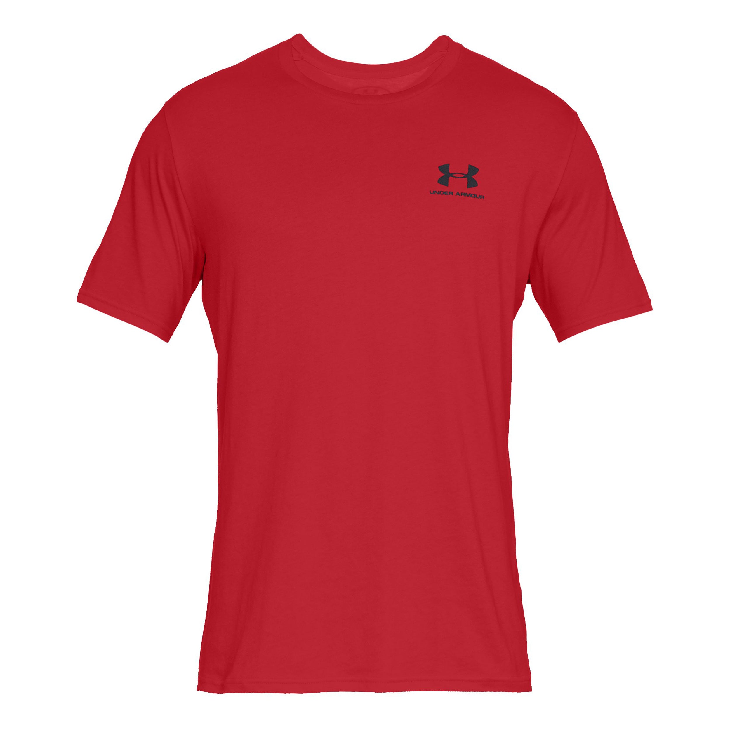 Under Armour Sportstyle Left Chest T-shirt Herrar-Röd,Svart