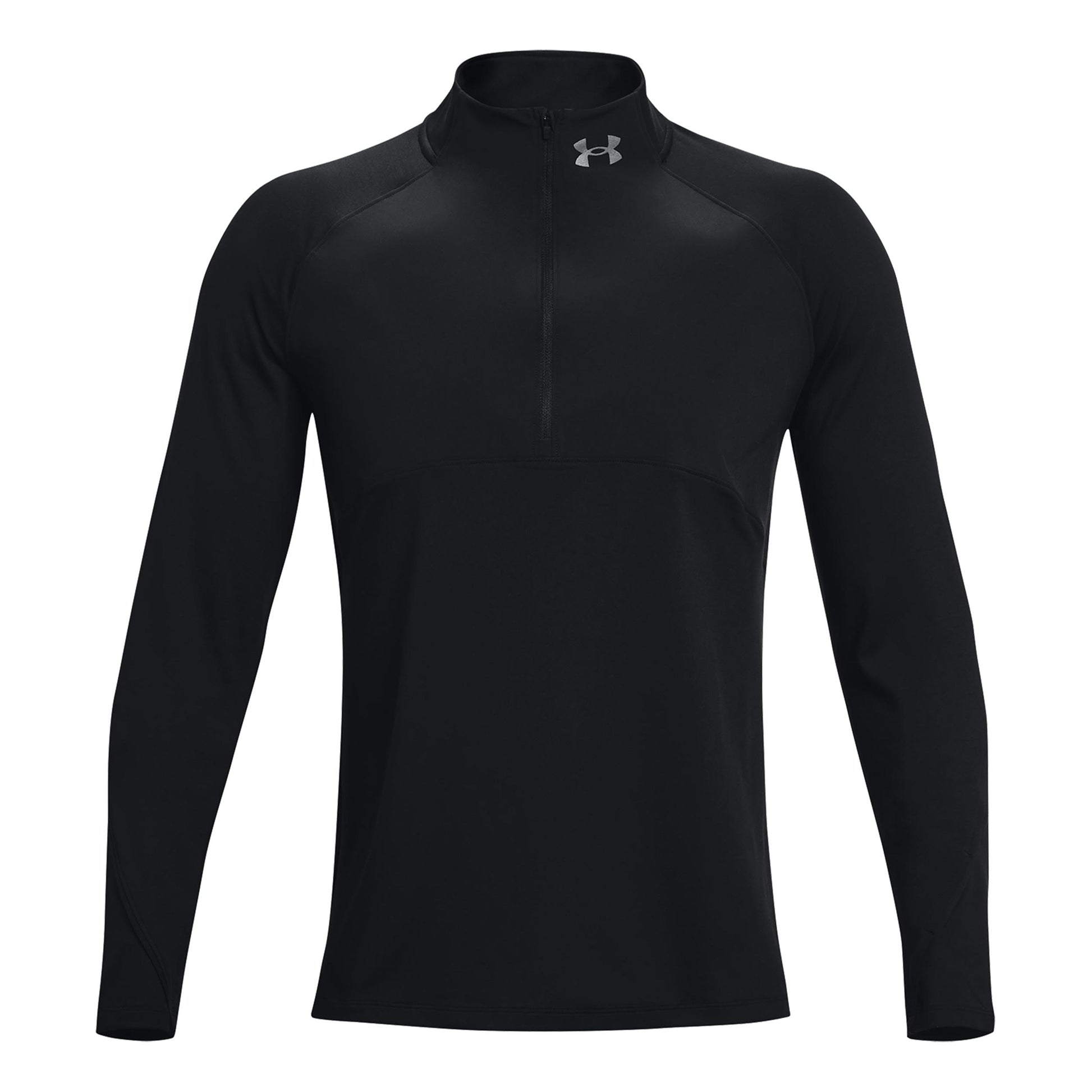 Under Armour Qualifier Run 2.0 Half-Zip Långärmat Herrar - svart,