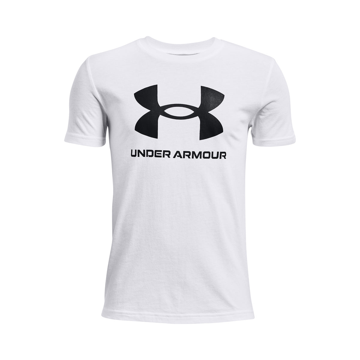 Under Armour Sportstyle Logo T-shirt Pojkar - vit, svart