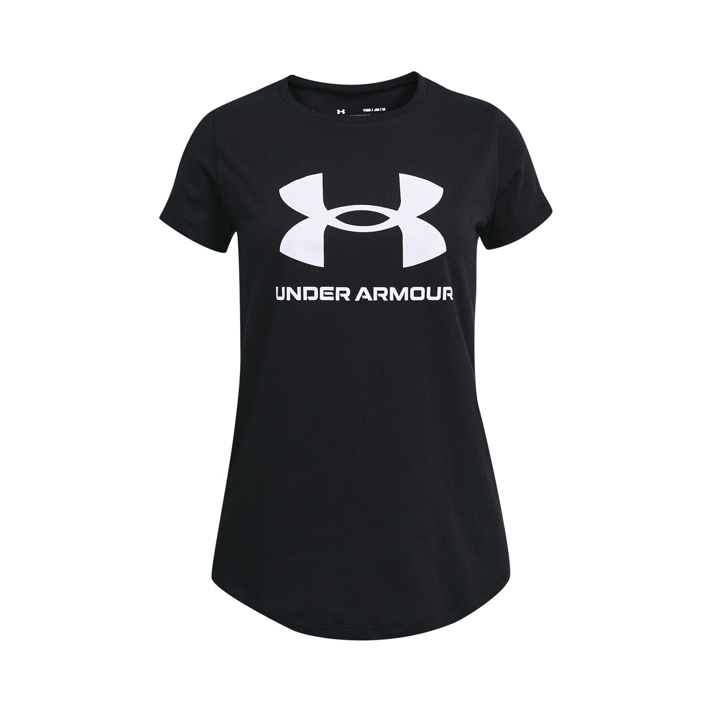 Under Armour Sportstyle Logo T-shirt Flickor - svart, vit