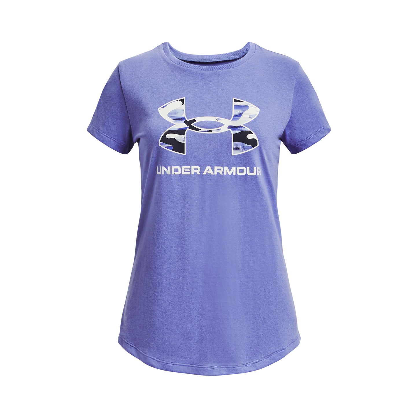 Under Armour Sportstyle Logo T-shirt Flickor - lila, flerfärgad