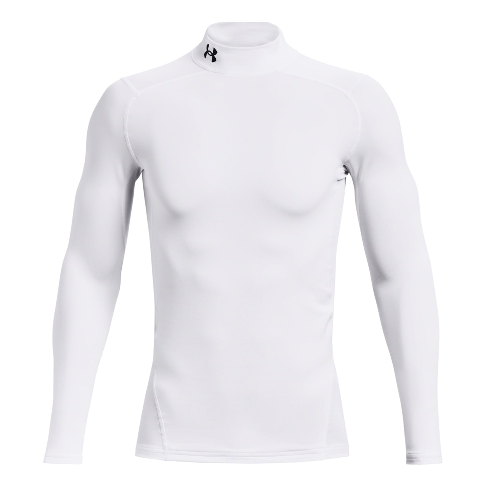 Under Armour Coldgear Comp Mock Långärmat Herrar-Vit