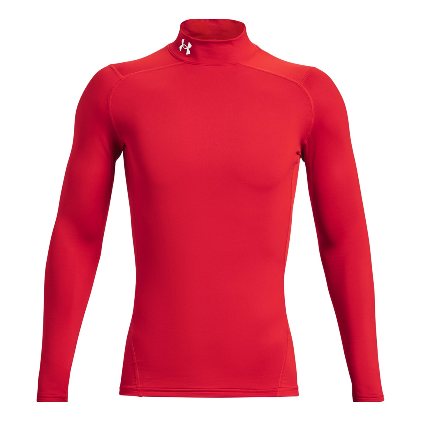 Under Armour Coldgear Comp Mock Långärmat Herrar - röd,