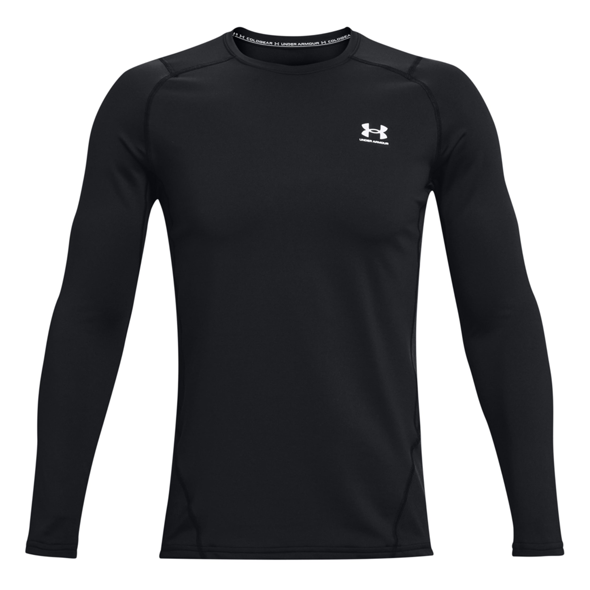 Under Armour Coldgear Fitted Crew Långärmat Herrar - svart,
