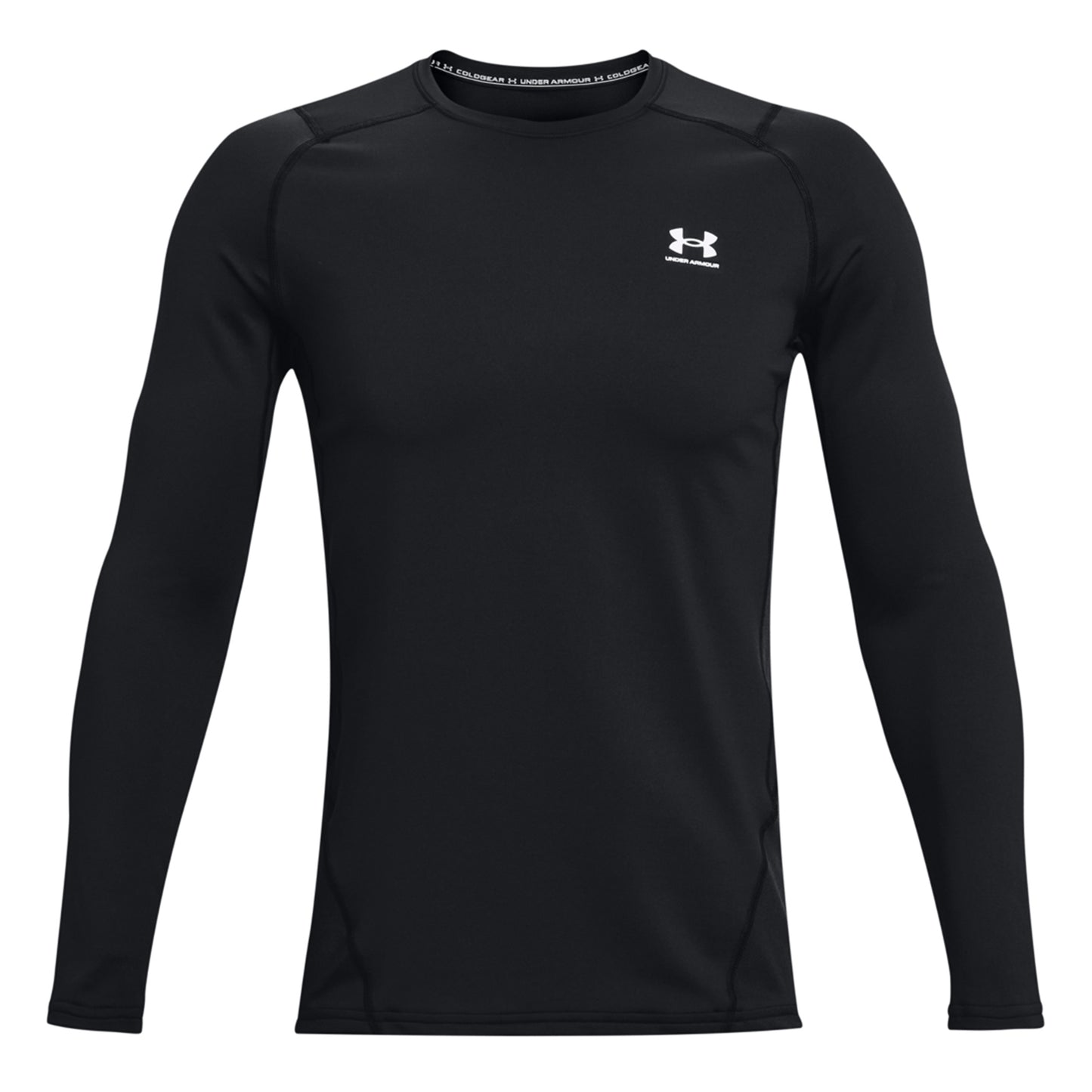 Under Armour Coldgear Fitted Crew Långärmat Herrar - svart,