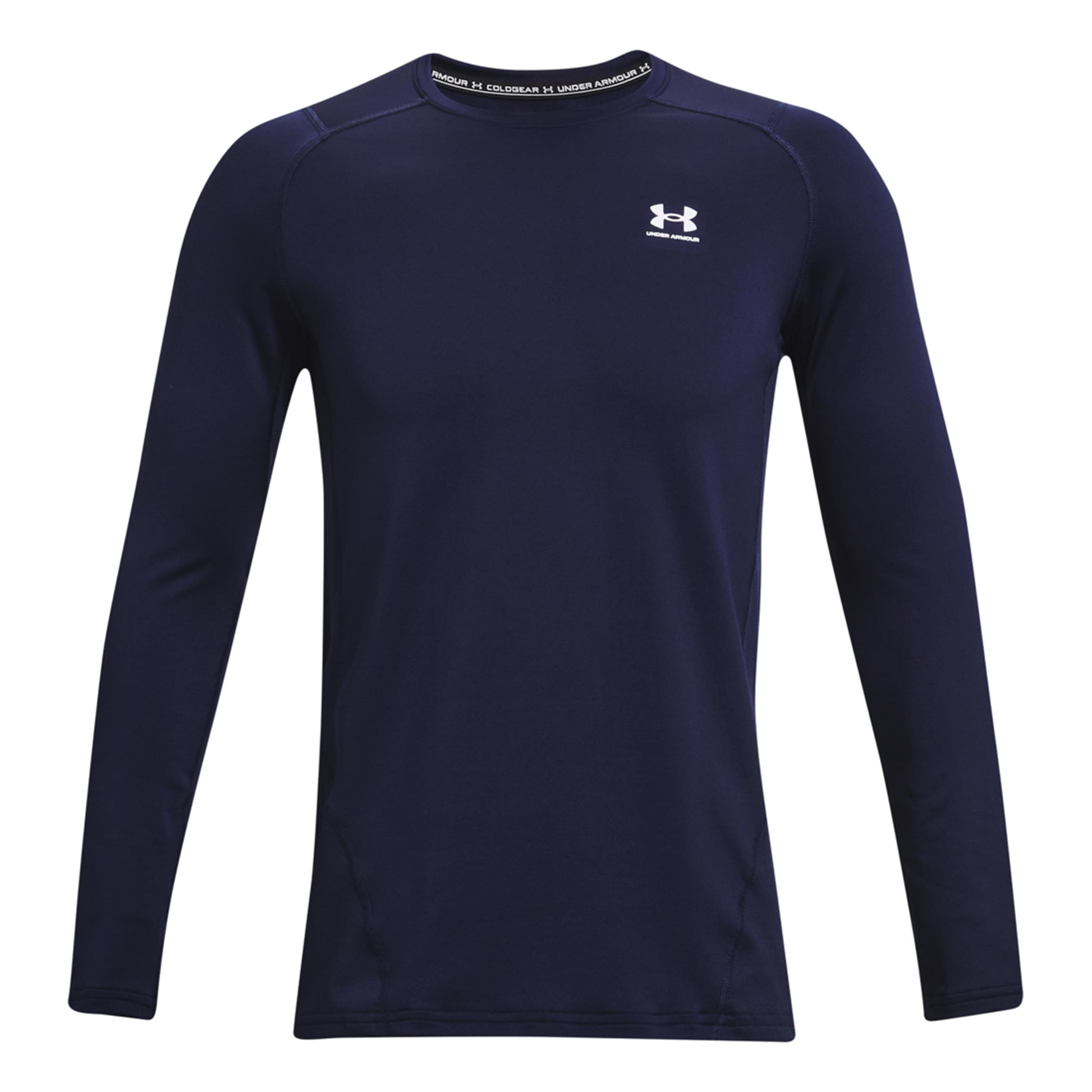 Under Armour Coldgear Fitted Crew Långärmat Herrar - mörkblå,